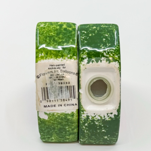 Bright & Cheery Watermelon Hand-Painted Ceramic Salt & Pepper Shaker Set 3" x 3" - Picture 8 of 12